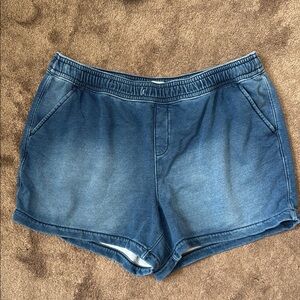 Lane Bryant Dark Blue Jean Shorts